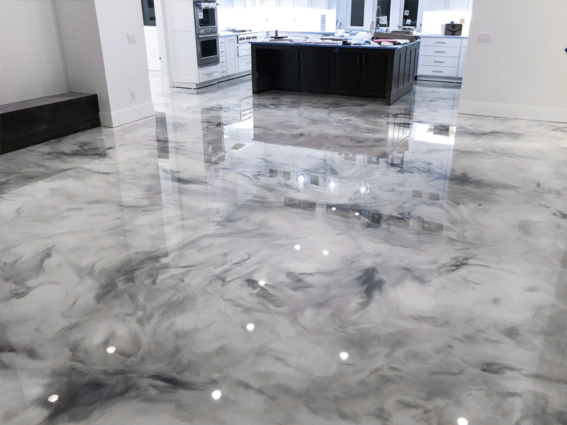 Metalik Epoksi Zemin Kaplama